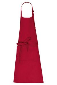 Kariban K8007 - Schürze mit Tasche aus Bio-Baumwolle Hibiscus Red
