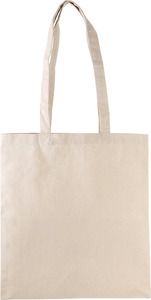 Kimood KI0262 - Klassische Shoppingtasche aus Bio-Baumwolle. Natural