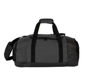 Kimood KI0650 - Recycelte Sporttasche mit doppelter Seitentasche Black