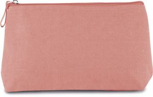 Kimood KI0727 - Kulturbeutel aus Baumwolle Dusty Pink