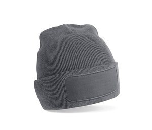 BEECHFIELD BF445R - RECYCLED ORIGINAL PATCH BEANIE Graphite Grey