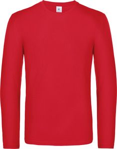 B&C CGTU07T - Herren-Langarmshirt #E190 Red