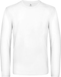 B&C CGTU07T - Herren-Langarmshirt #E190 Weiß