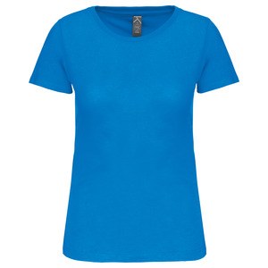 Kariban K3026IC - Damen-T-Shirt BIO150IC mit Rundhalsausschnitt Tropical Blue