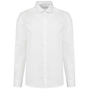 Kariban Premium PK506 - Langarm-Twillhemd für Herren Weiß