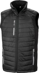 Result R238X -  lightweight and warm. Decoration access : left chest. Schwarz / Grau