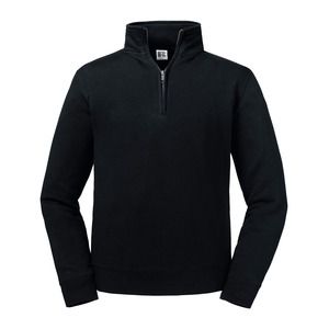 Russell RU270M - Sweatshirt mit Reißverschlusskragen Authentic Black