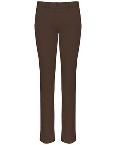 Kariban K741 - Chino-Damenhose Chocolate