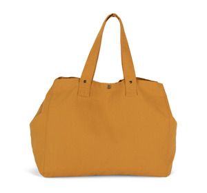 Kimood KI3208 - Shoppingtasche aus ausgewaschener Baumwolle Washed Sunflower