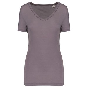 Kariban KNS323 - Damen Lyocell TENCEL™-T-Shirt  145g Metal Grey