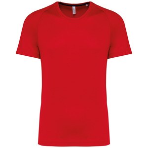 Proact PA4012 - Herren-Sportshirt aus Recyclingmaterial mit Rundhalsausschnitt Red