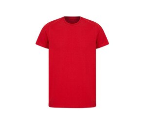 SF Men SF130 - Unisex-T-Shirt aus regenerierter Baumwolle und recyceltem Polyester Bright Red