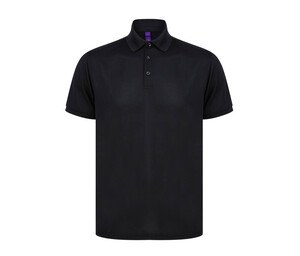 HENBURY HY465 - Herren-Poloshirt aus recyceltem Polyester Black