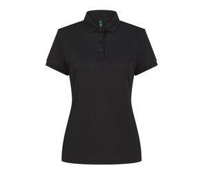 HENBURY HY466 - Polo-Shirt für Damen aus recyceltem Polyester Black