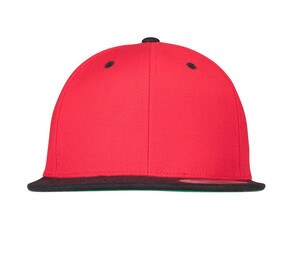 Flexfit 6089MT - Zweifarbige Snapback-Kappe Red / Black