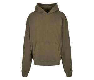BUILD YOUR BRAND BY162 - ULTRA HEAVY COTTON BOX HOODY Olive