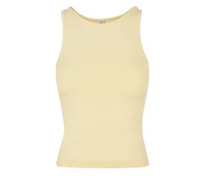 BUILD YOUR BRAND BY208 - Rückenschwimmer-Top Soft Yellow