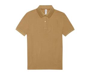 B&C BCU424 - Kurzärmeliges Poloshirt aus feinem Piqué Meta Gold
