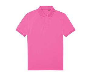 B&C BCU428 - Herren-Poloshirt 65/35 aus recyceltem Polyester Lotus Pink