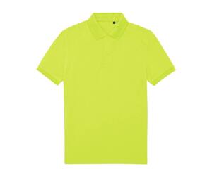 B&C BCU428 - Herren-Poloshirt 65/35 aus recyceltem Polyester Acid Lime