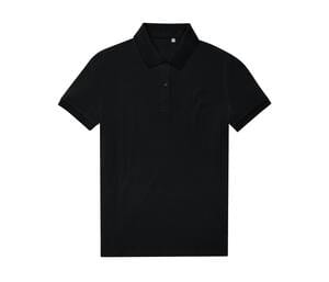 B&C BCW465 - Poloshirt für Frauen 65/35 aus recyceltem Polyester Black