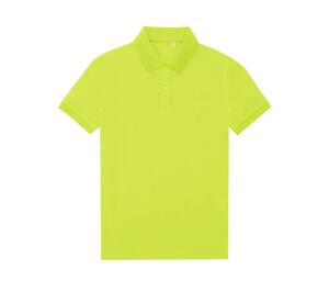 B&C BCW465 - Poloshirt für Frauen 65/35 aus recyceltem Polyester Acid Lime