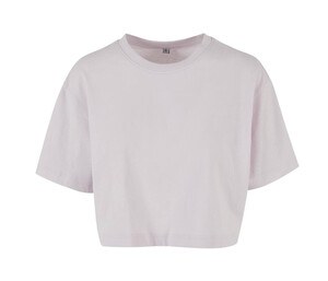 BUILD YOUR BRAND BY264 - Kurzes Damen T-Shirt Soft Lilac