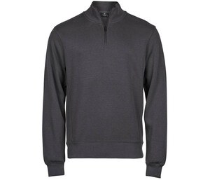 TEE JAYS TJ5506 - Sweatshirt mit 1/4 Zip Dunkelgrau