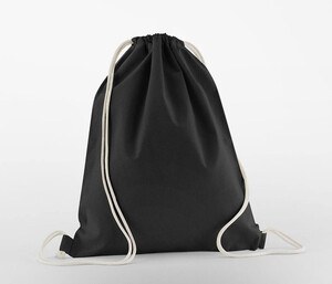 WESTFORD MILL WM160 - Gymbag aus Bio-Baumwolle Black