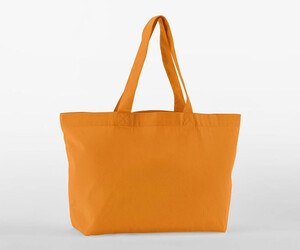 WESTFORD MILL WM695 - Große Einkaufstasche aus Bio-Baumwoll-Twill Orange
