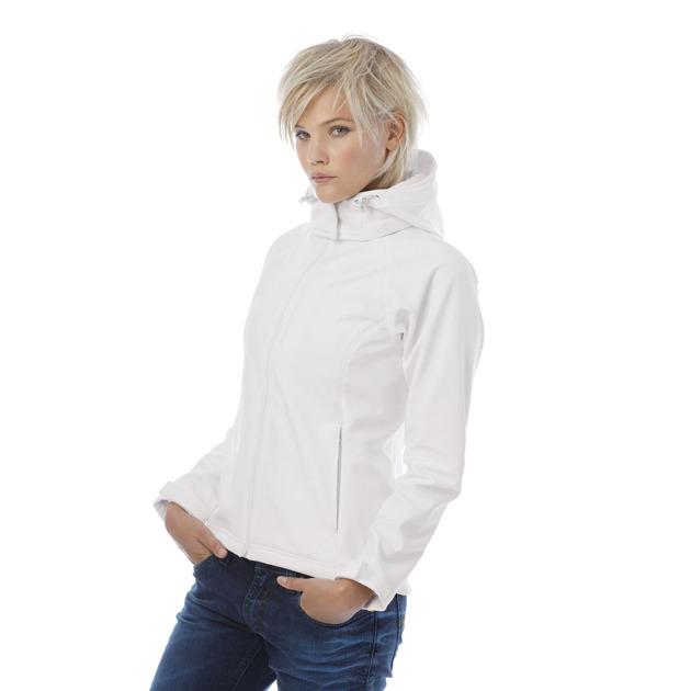 B&C B630F - Damen Softshell Jacke mit Kapuze