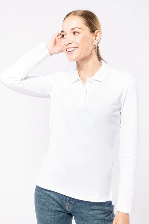 Kariban K244 - Damen Langarm Pique Poloshirt