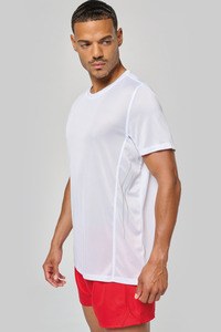 Proact PA465 - Herren Kurzarm Sport T-Shirt aus zwei verschiedenen Materialien