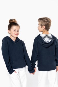 Kariban K4014 - Kapuzensweatshirt mit kontrastfarbener Kapuze und Motiven für Kinder