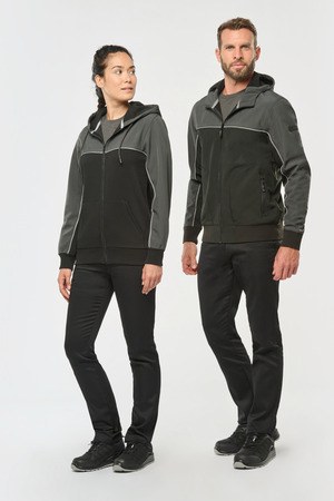 WK. Designed To Work WK450 - 3-lagiger zweifarbiger Unisex-Softshell-Blouson