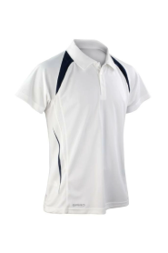 Spiro SP177 - Team Spirit Poloshirt - Weiß / Navy